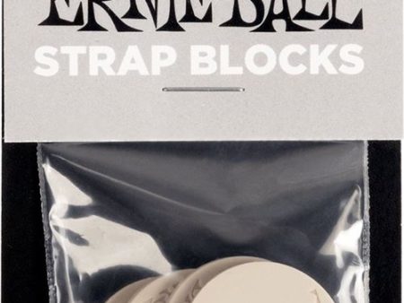 Strap Blocks 4 Unidades Cinza EB5625 Ernie Ball For Cheap