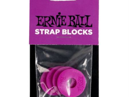 Strap Blocks 4 Unidades Violeta EB5618 Ernie Ball For Cheap