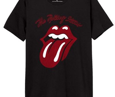 T-Shirt The Rolling Stones - Preto Tamanho L - Cotton Division For Cheap