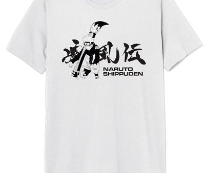 T-Shirt Naruto Shippuden - Branco Tamanho M - Cotton Division For Cheap