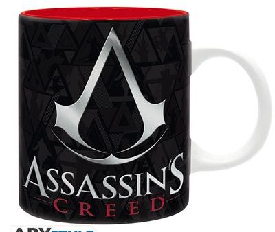 Caneca Assassin s Creed: Crest Black & Red - 320ml Supply