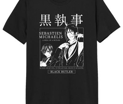 T-Shirt Black Butler - Preto Tamanho M - Cotton Division Cheap