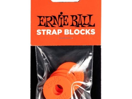 Stap Blocks 4 Unidades Vermelho EB5620 Ernie Ball For Discount