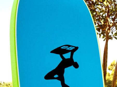 Inverted Bodyboarder Bodyboarding Sticker Fashion