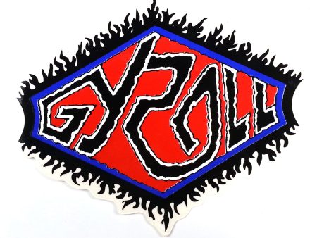 Mike Stewart Gyroll Die Cut Sticker For Cheap