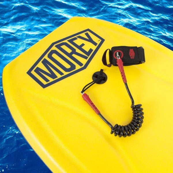 Morey Bodyboards Wrist Leash - Black Red Discount