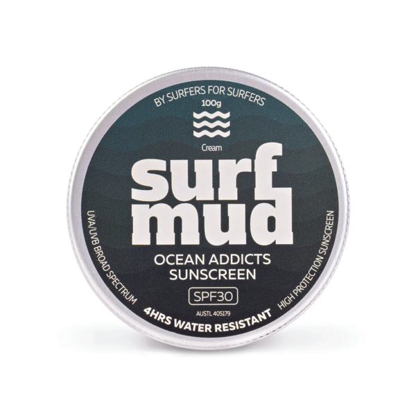 Australian Surfmud Ocean Addicts Sunscreen SPF 30 - 100G on Sale