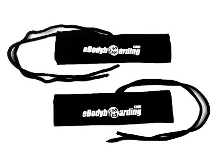 eBodyboarding.com swimfin heel pad with string tether-Black For Cheap