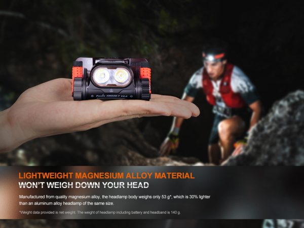 Fenix HM65R-T V2 Rechargeable Lightweight Trail Running Headlamp For Cheap