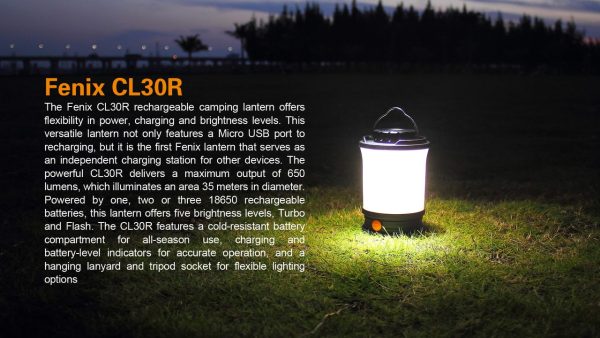 Fenix CL30R LED Camping Lantern For Sale