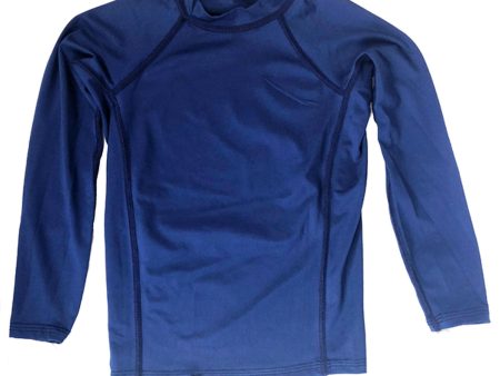 Junior Guard Youth Long Sleeve Rashguard - Navy Discount