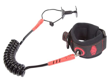 Morey Bodyboards Wrist Leash - Black Red Discount