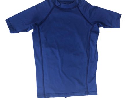 Junior Guard Youth Short Sleeve Rashguard - Navy Online Hot Sale