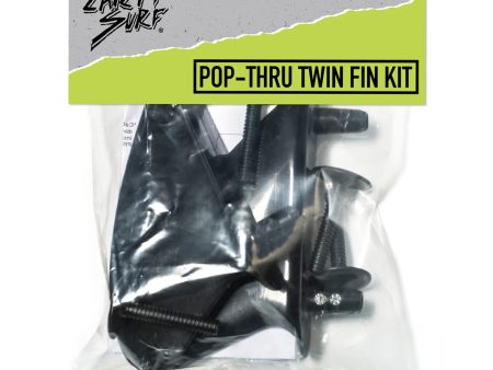 Twin Fin Kit- PopThru - Black For Sale