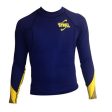 Mike Stewart Gyroll Rashguard - Blue Online Sale