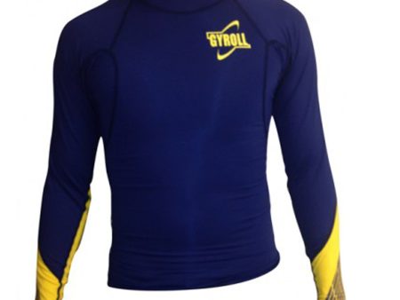 Mike Stewart Gyroll Rashguard - Blue Online Sale