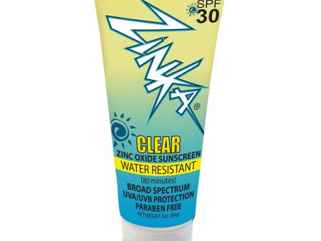 Zinka Sunscreen Clear SPF 30 Zinc Oxide Sunscreen Online Sale