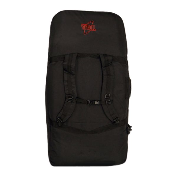 Mike Stewart Gyroll Tri-Pouch Triple Board Bag - Black Red For Sale