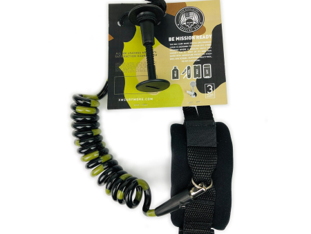 XM Surf More Streamline Bodyboard Coiled Bicep Leash - Camo Hot on Sale