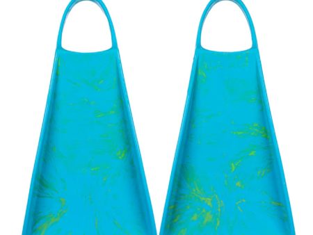 Yucca Soft Flex Short Blade Swimfins - Tahitian Blues Online now