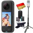 Insta360 X3 Bundle with 2-IN-1 Invisible Selfie Stick& SD card Hot on Sale