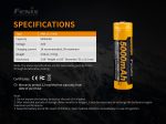 Fenix 21700 Rechargeable Li-ion Battery -  5000 mAh - V2 Supply