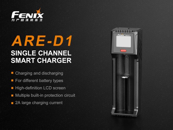 Fenix ARE-D1 Single Channel Smart Battery Charger Online Sale