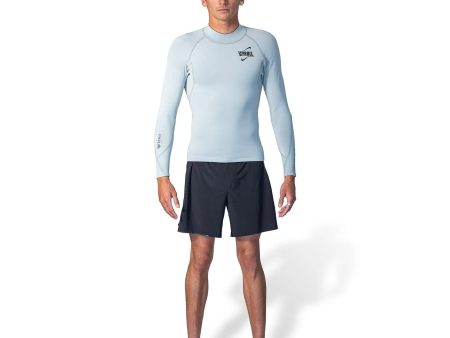 Gyroll Primus 1.5MM LS Wetsuit Top-Grey Cheap