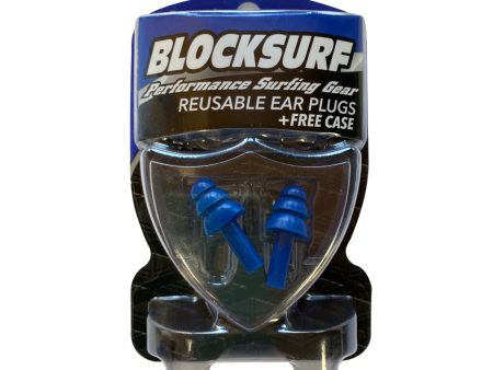 Block Surf Aqua Earplugs on Sale