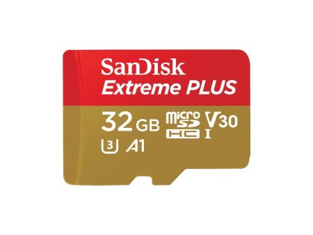 SanDisk 32GB Extreme microSDHC UHS-I Card with Adapter Online Sale