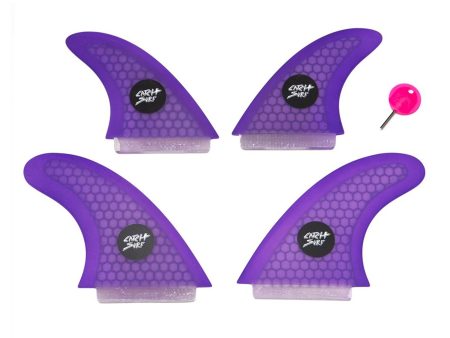 Catch Surf Ultra Hi-Perf Honyecomb Quad Surfboard Fin Set Sale