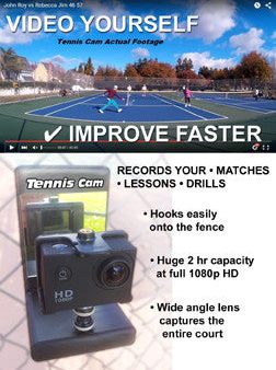 Tennis Cam Action Camera & Fence Mount Online Hot Sale