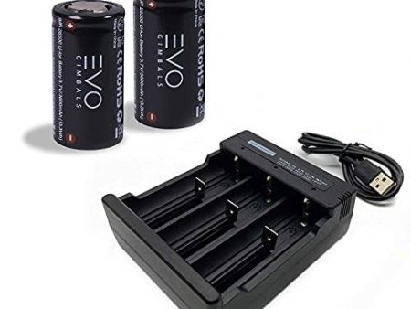 EVO Gimbals 3600mAh Li-Ion Rechargeable Battery Set & Li-ION Charger Online