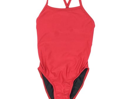 Girls TS Crossback Red One Piece Bathing Suit Discount