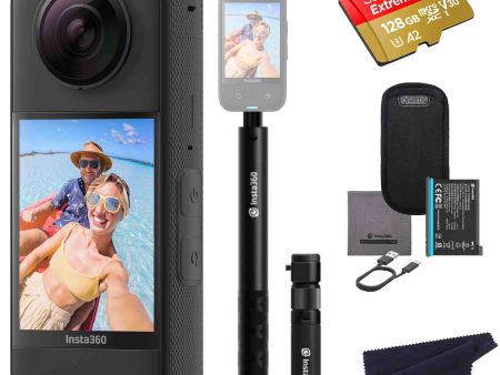 Insta360 X3 camera bundle with Bullet time& SD card Hot on Sale