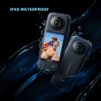 Insta360 X3 - Waterproof 360 Action Camera Bundle Includes Extra 2 Batteries, Charger, Invisible Selfie Stick, Lens Cap & Memory Card Online