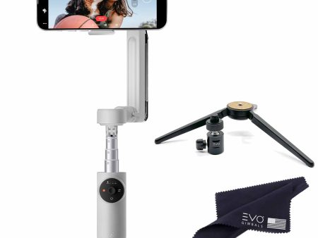 Insta360 Flow - AI-Powered Smartphone Stabilizer, Auto Tracking, 3-Axis Stabilization, Built-in Selfie Stick & Tripod, Portable & Foldable, with EVO Gimbals Tripod(Stone Gray) Discount