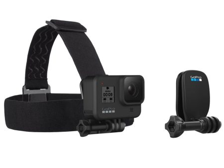 GoPro Head Strap + QuckClip for Hero4 thru Hero8 Black For Discount