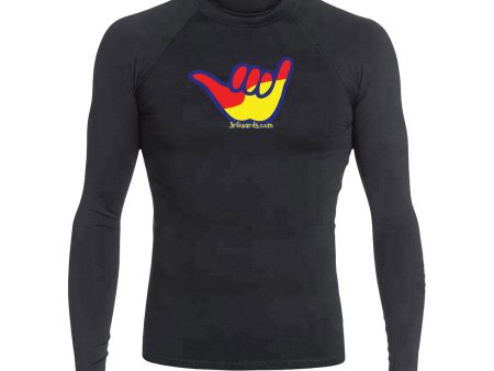 Junior Guards 3-Color Shaka LS Rashguard For Sale